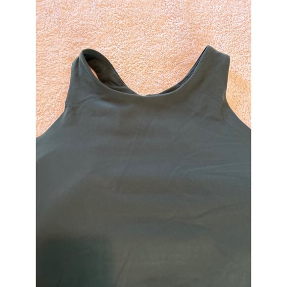 Athleta Conscious Crop Serene 3X Green Abstract Print NEW Tank D-DD Built in Bra - Picture 3 of 10